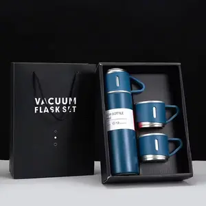 High Quality  Thermo 500ml 304 Stainless Steel Vaccuum Flask Gift Set