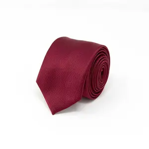 Classic Solid Burgundy Tie