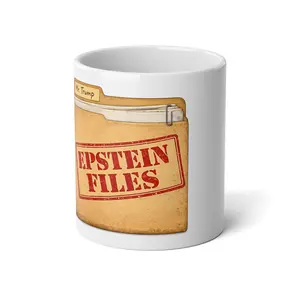 The Epstein Files – Mr. Trump 20 oz Jumbo Coffee Mug