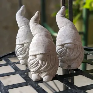 Concrete Nordic Gnome Figurine