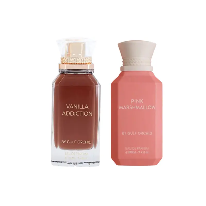 (2pc Bundle Pack) Pink Marshmallow + Vanilla Addiction by Gulf Orchid EDP Spray, 3.33oz