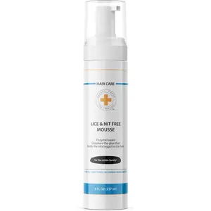 Lice and Nit Eliminating Mousse, Lice Treatment for Kids and Adults, Lice and Nit Remover, Nit Glue Dissolver 8oz.
