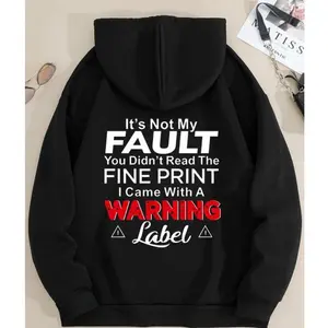 Letter Print Drop Shoulder Hoodie Women Fashionable Casual Drawstring Pocket Hoodie Daily Vacation Outdoor Wear Autumn Winter Women's Clothing Holiday Birthday Gift Unisex Comfortable Top