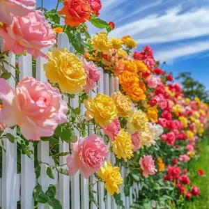 Fragrant Climbing Hydrangea & Cold-Resistant Rose Seeds | Outdoor Garden Plant Mix, Random Assorted Colors