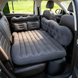 Multifunctional portable car back seat mattress air cushion with inflation pump,adjustable inflatable mattress,suitable for SUV,home,outdoor camping,self-driving travel bed canopy ideal birthday holiday gift outdoor kids stuff for big playhouse star light