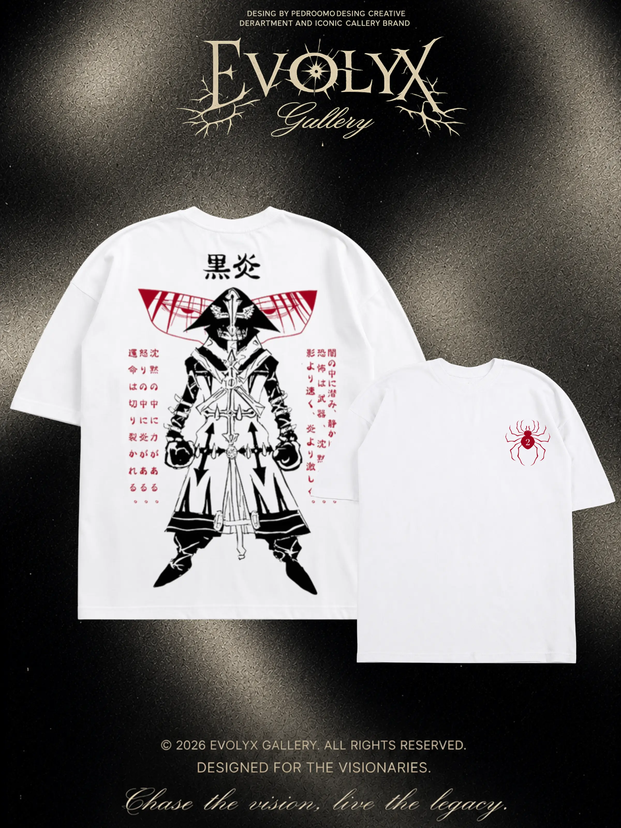 Feitan Portor Hunter x Hunter HxH Anime Manga 100% Cotton Tee T-Shirt - Size S to 5XL - Unisex Vintage Streetwear Oversized Crewneck T-Shirt - Gift for Anime Fans