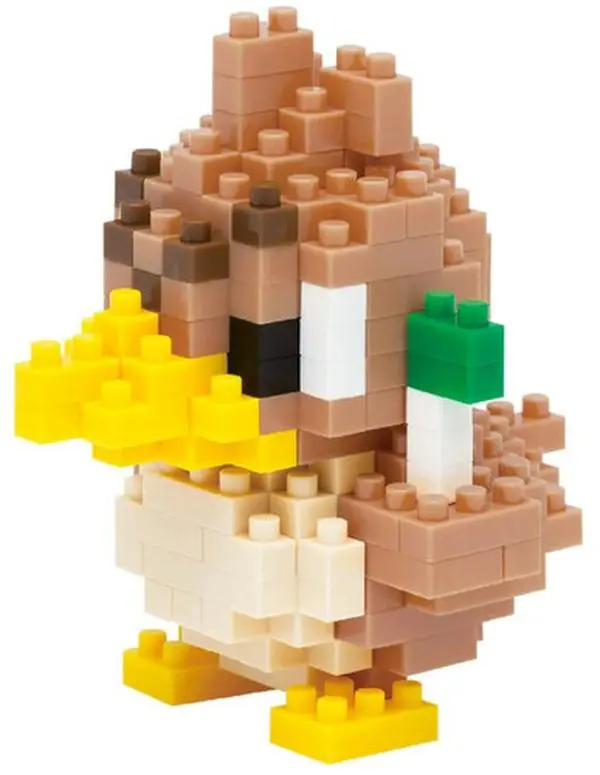 Nanoblock - Pokemon Series Farfetch'd Building Kit, Ages 12+, Collectible Brick Figurine/Statue