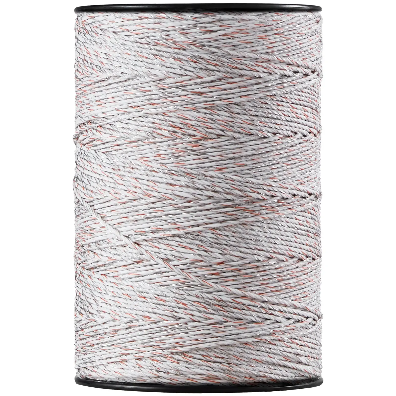 【DealsForYouDays】VEVOR HTSS3 Model Woven Electric Fence Polywire, 2625Ft/800M Portable, 3/32" Diameter, 9 Mixed Metal Strands, HDPE Fiber, ABS Reel, UV & Rust Resistant, Easy Install for Horse Livestock, Garden/Crop/Animal Protection