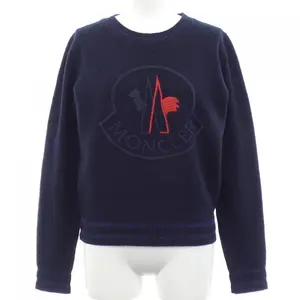 Pre-owned MONCLER Cashmere Small Leather Goods Blend Knitwear