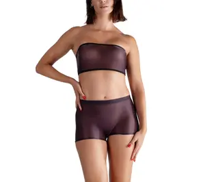 LECHERY Lustrous Sheer Boyshort Pantyhose Stockings Tights