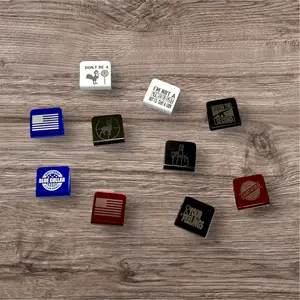 Laser Engraved Hat Brim Clips Universal Fit Stylish Durable Metal Accessories for Any Hat Snapbacks Rope Hats Truckers