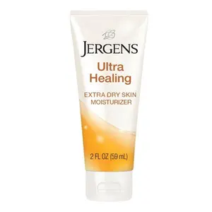 Jergens Ultra Healing Loción de Manos y Cuerpo, Humectante para Piel Seca, Vitaminas C, E, B5, 2 oz