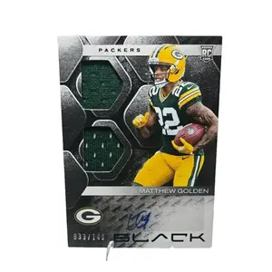 Panini 2025 Black Matthew Golden #RSM-MGN Rookie Dual Patch Auto 033/149 Packers Trading Card