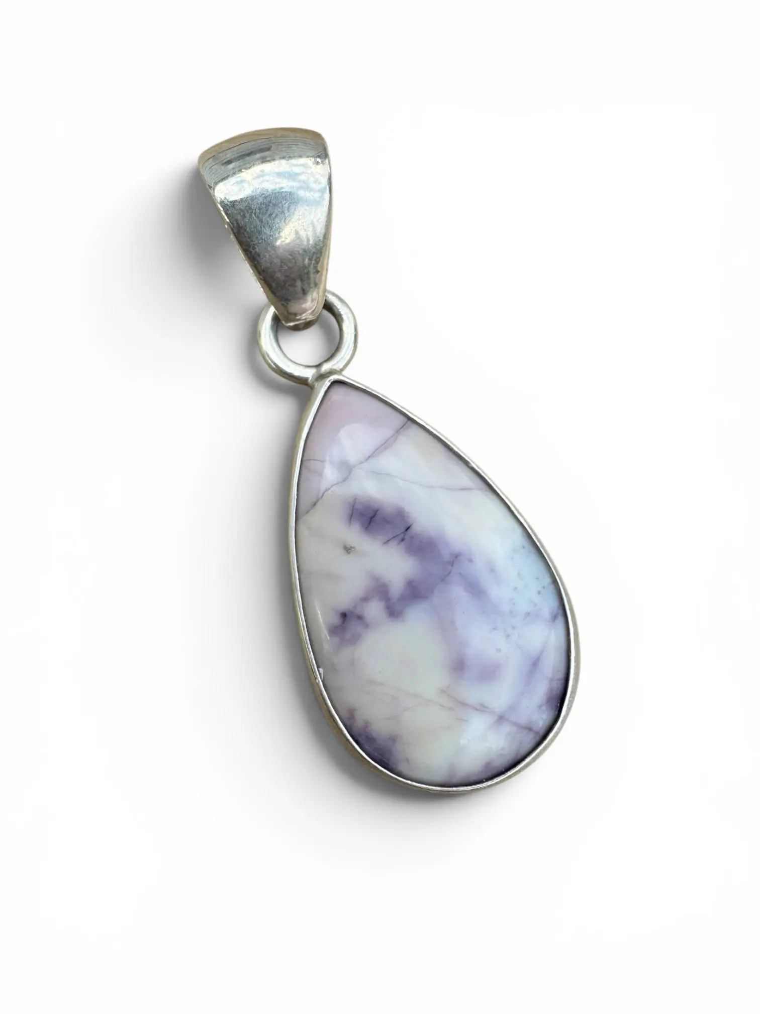Tiffany Stone Solid 925 Sterling Silver Pendant