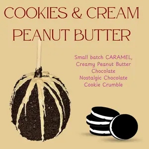 Copperpot Caramel Gourmet Caramel Cookies & Cream Peanut Butter