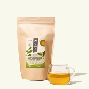 Numi Gunpowder Green Organic Green Tea - Full-Bodied & Gently Rolled - Smooth Aroma - Medium Caffeine