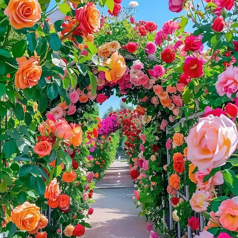 Better than David Austin 200+ Climbing Rose Seeds Proven Formula Sustainable Flowering with pH Balanced Fertilizer Pods & AR Growth Tracking App Zones 5-11 Organic Vibrant Climbing Rose Seeds for Gardens, Flower Seed Pack, Seed Variety Pack