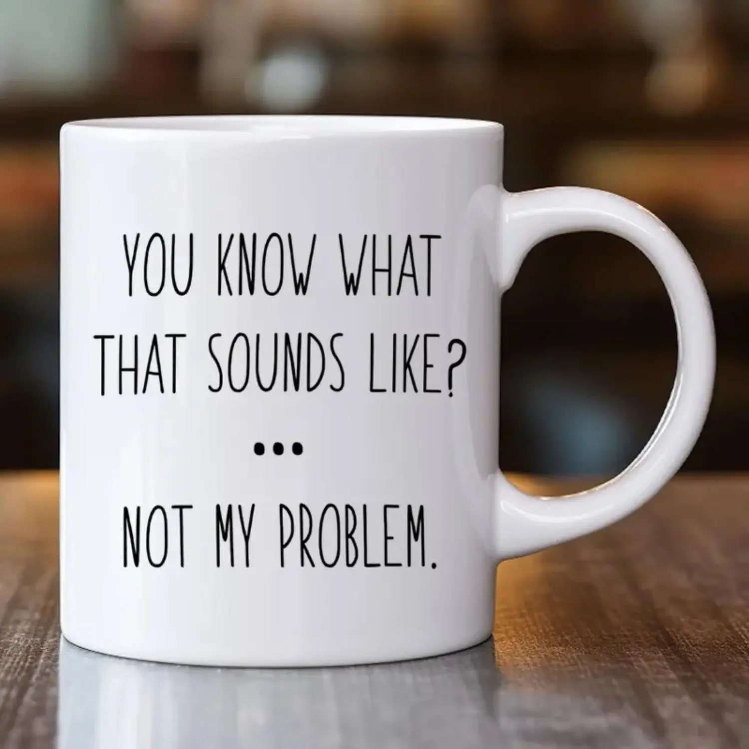 11 Oz Ceramic Coffee Mug - Funny Ceramic Drinkware, Washable Drink Cup, Sarcasm Lovers' Birthday Gift for Friends, Kitchenware Drinkware Idea