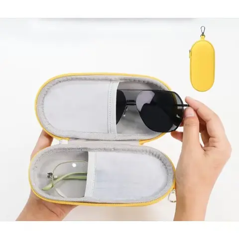 High-End Hard Shell Eyeglass Case, Portable Lightweight Anti-Scratch Sunglasses Bag, Perfect Gift for Women, Easy to Carry Outdoor Sun Glasses Storage Case