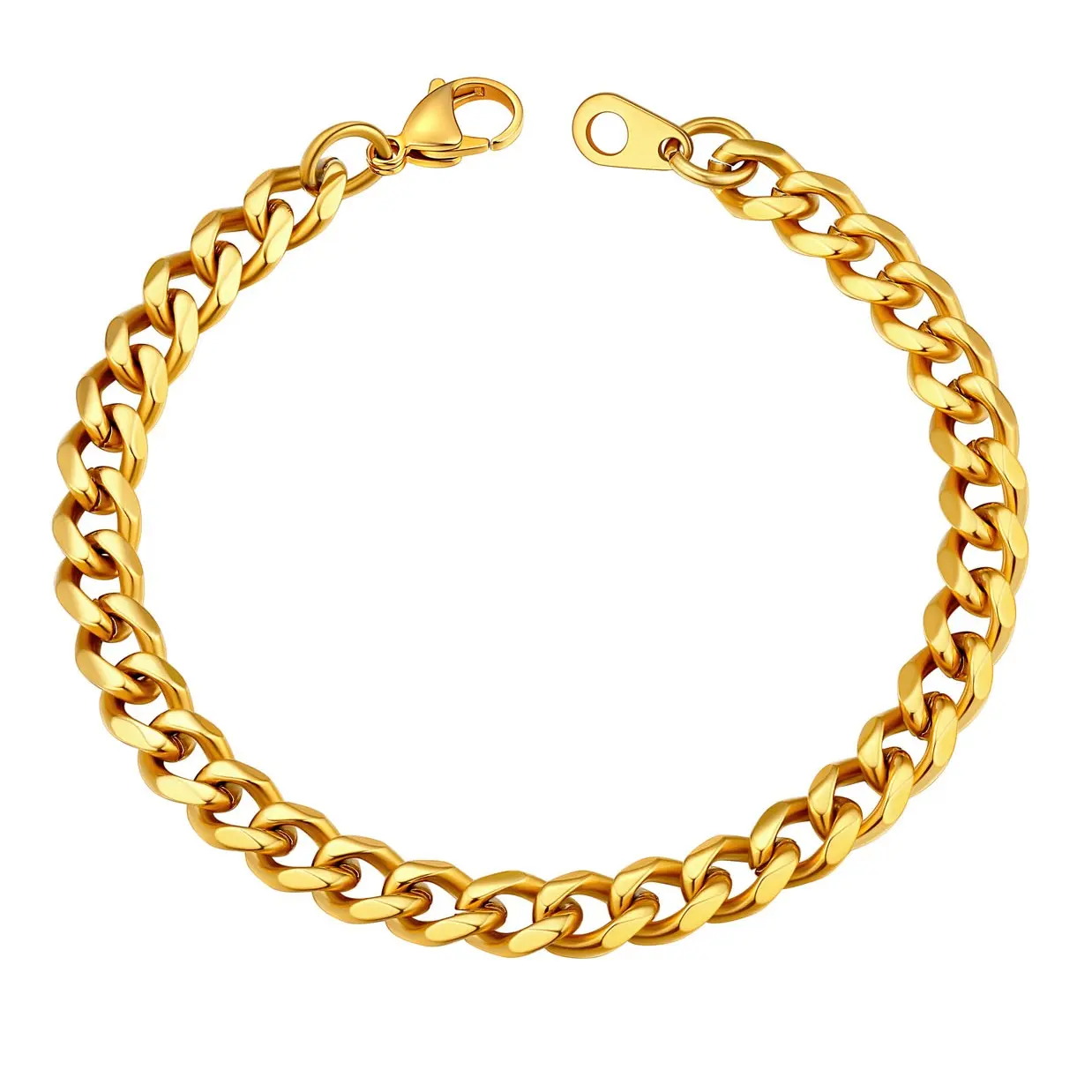 6mm-Cuban Chain-Golden