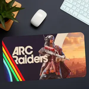 Arc Raiders Gaming Desk Pad, Helmet Scrappy Mouse Pad Design, Mouse Pad Non-slip Thickened Large Writing Lockedge Office Student Gaming Cushion Mousepad