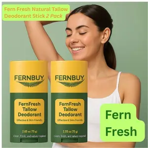 Fern Fresh 2 Pack Natural Tallow Deodorant Stick