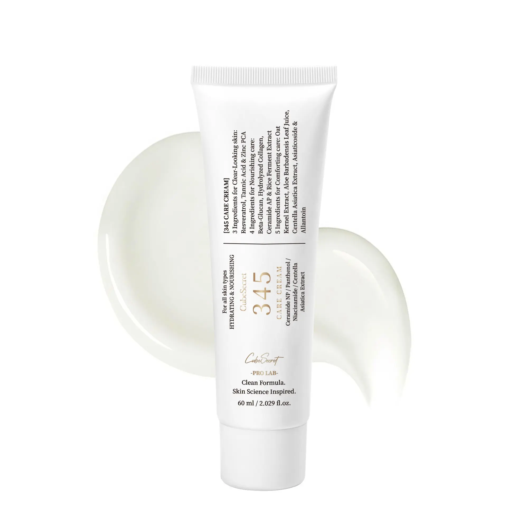 345 Face Cream 3% Niacinamide + 4% Panthenol + 5% Hyaluronic Acid