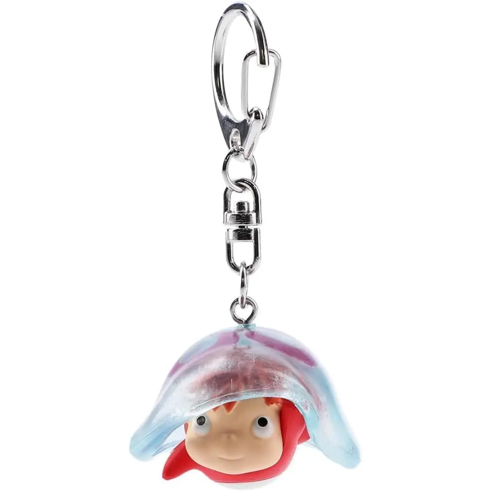 Ponyo Jellyfish Keychain Charm, Officially Licensed Benelic Studio Ghibli Collectible, Whimsical Kawaii Fashion Accessory, Collectibles, Kawaii Accessories, Cartoon, Cute, Special Sticker, Mini, Cute Keychains, Collector's Edition, Bag Charm Styling, Auth