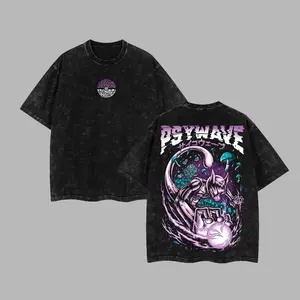 Mewtwo Retro Unisex Acid Washed T-Shirt, Hoodie, Pocket Monster Graphic Tee, Anime Streetwear Top, Black Bull Aesthetic Manga Merch, Gift for Anime Fans, Christmas Gift