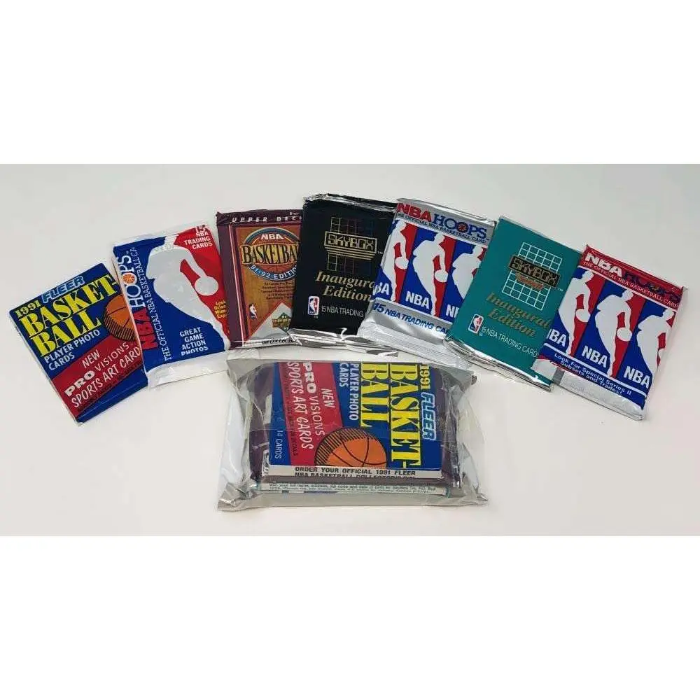 100 NBA Basketball Cards in Sealed Wax Packs - A Perfect Gift for New Collectors Includes Players Such as Michael Jordan