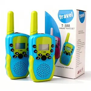 EOVOLA 2 pcs Walkie Talkies for Kids 22 Channels 2 Way Radio Toy with Backlit LCD Flashlight, 3 Miles Range for Outside, Camping, Hiking.Toys for 3-12 Year Old Boys Girls