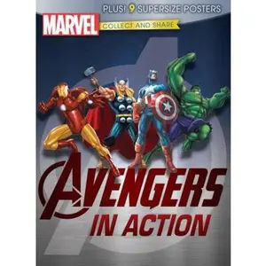 USED-Marvel Avengers Assemble in Action Poster-A-Page (Marvel Poster-a-page) by Disney (Paperback)