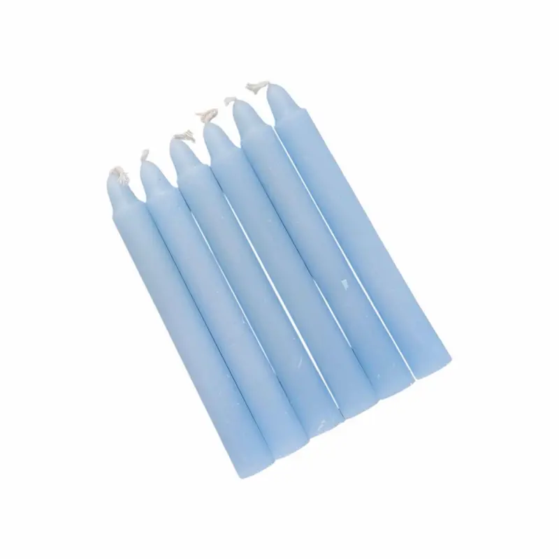 Six Light Blue Spell Candles - Inner Peace, Communication & Emotional Healing, Spell Casting, Ritual Candles, Make a Wish