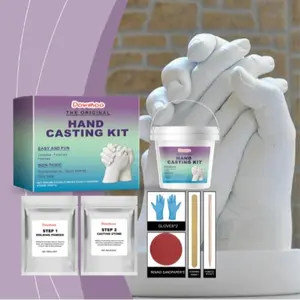 DIY Hand Casting Kit for All Seasons, Perfect for Handprints and Footprints, Great for Crafts, Gifts for Anniversaries and Holidays