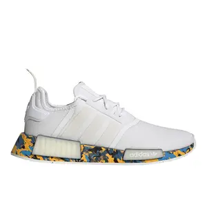 adidas Mens Nmd R1 Lace Up Sneakers Shoes Casual - White