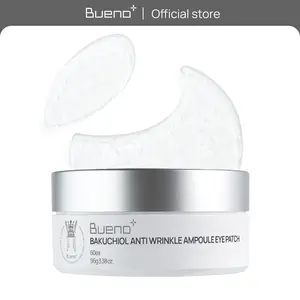 Bueno+ Bakuchiol Anti-Wrinkle Ampoule Eye Patch 60 Patches for Puffy Eyes & Dark Circles with Bakuchiol & Retinol Korean Skin Care