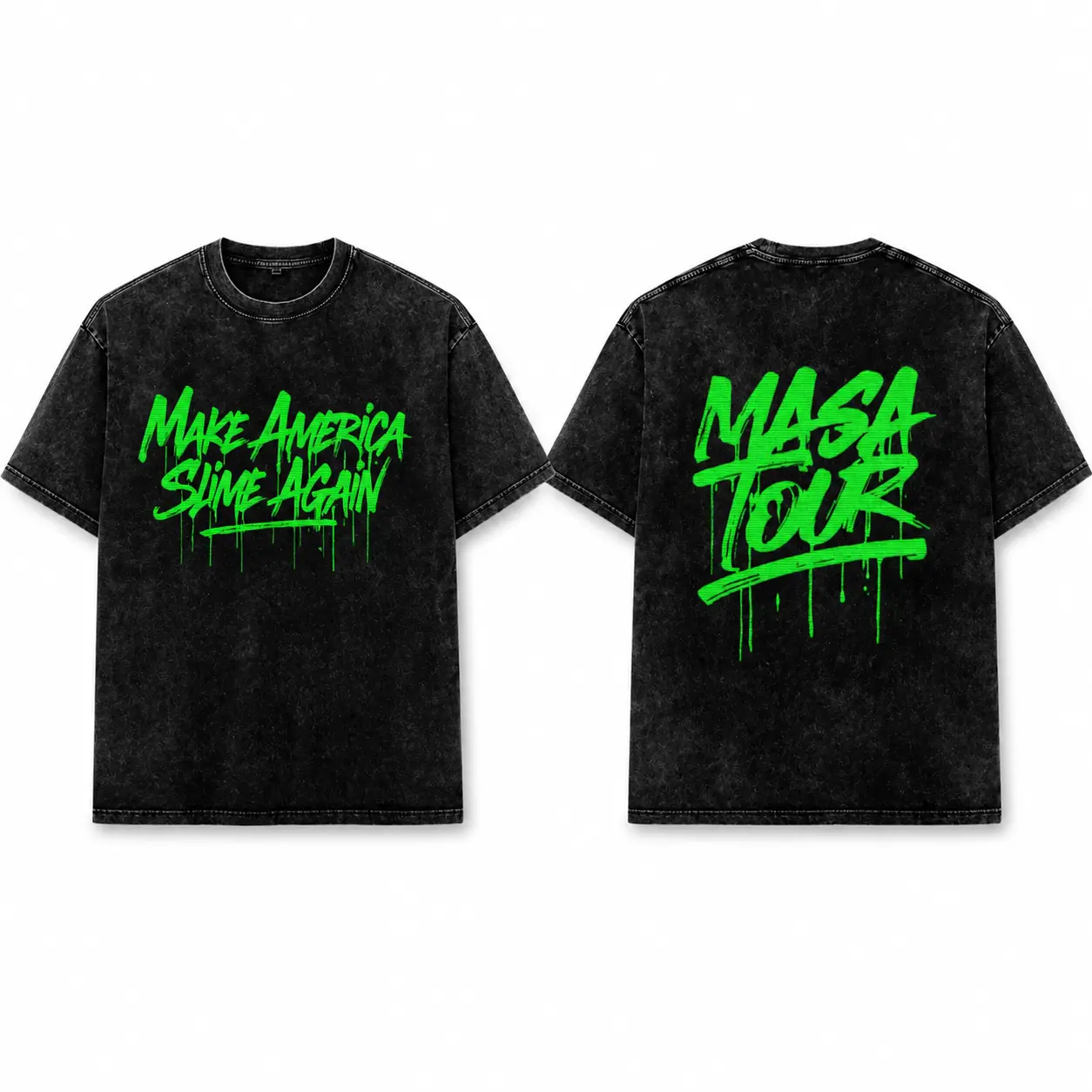 MASA YoungBoy Tour Acid Washed T-shirt