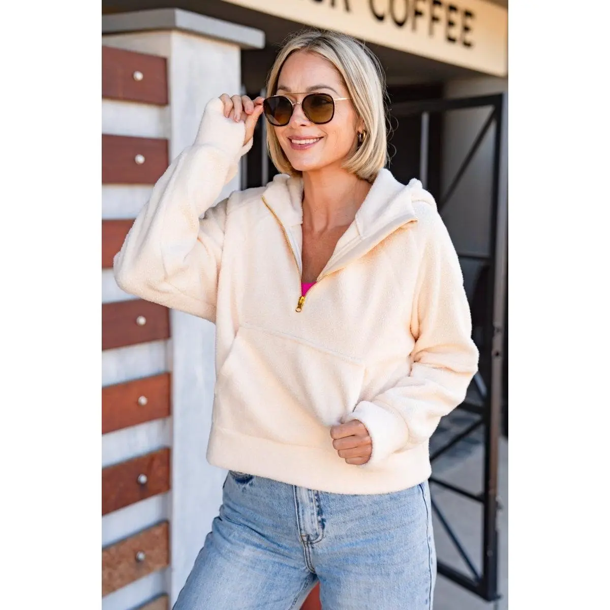 The Buckley Teddy Hoodie in 2 Colors
