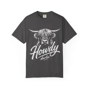 Howdy Darlin' Highland Cow T-Shirt