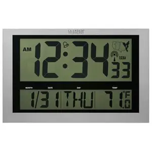 La Crosse Technologies 513-1211 Atomic Clock With Thermometer