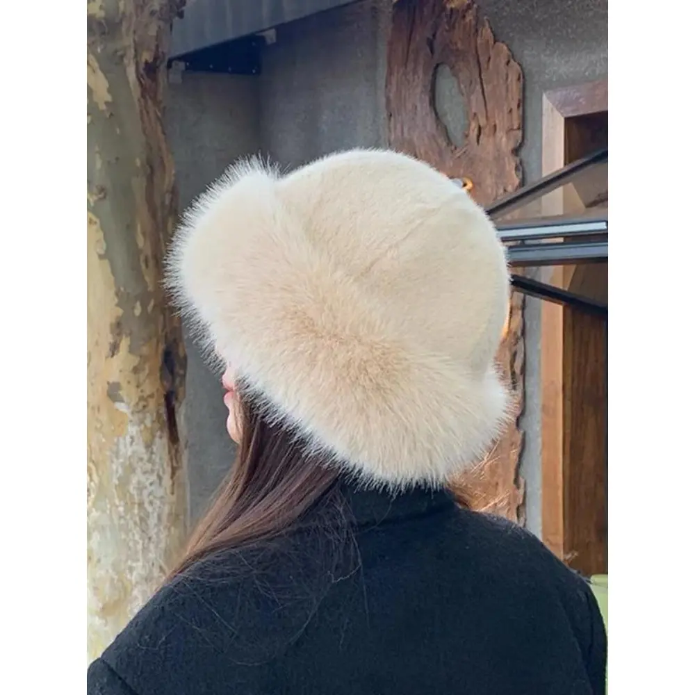 Women's Fashionable Winter Thick Plush Knit Beanie Hat - Ear Protection, Excellent Insulation, Fitted Snug Design, Hand Washable, Holiday Gift Option, Fitted Design, Snug Fit