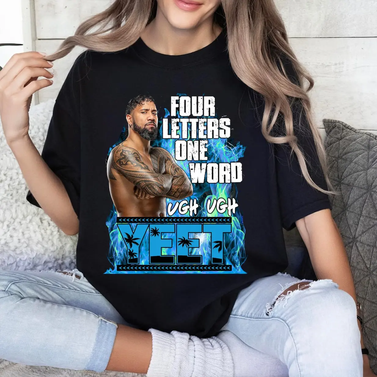 Jey Uso Yeet  Shirt, Fashion Cotton, Full Colors, Full Sizes, For Men, For Women