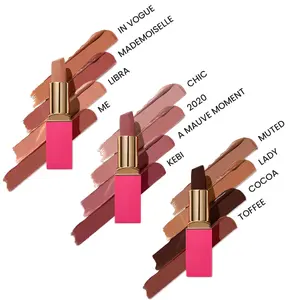 The Nude Velvety Matte Lipstick Bundle- Long Lasting, Nude, Lip Duo, Velvety Smooth, Non Drying , Hydrating, Soft Touch , Precision Lip Liner, Transfer Proof