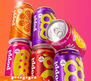 Poppi (16) 12-oz Cans 5g Sugar Soda The Essentials Mix