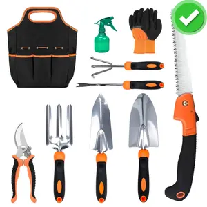 Gardening tool set, stainless steel gardening tool set