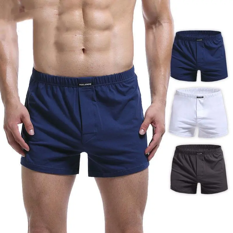 Men's Loose Modal Cotton Boxer Pants - Comfortable Fit, Stylish Design, Suitable for Everyday Wear