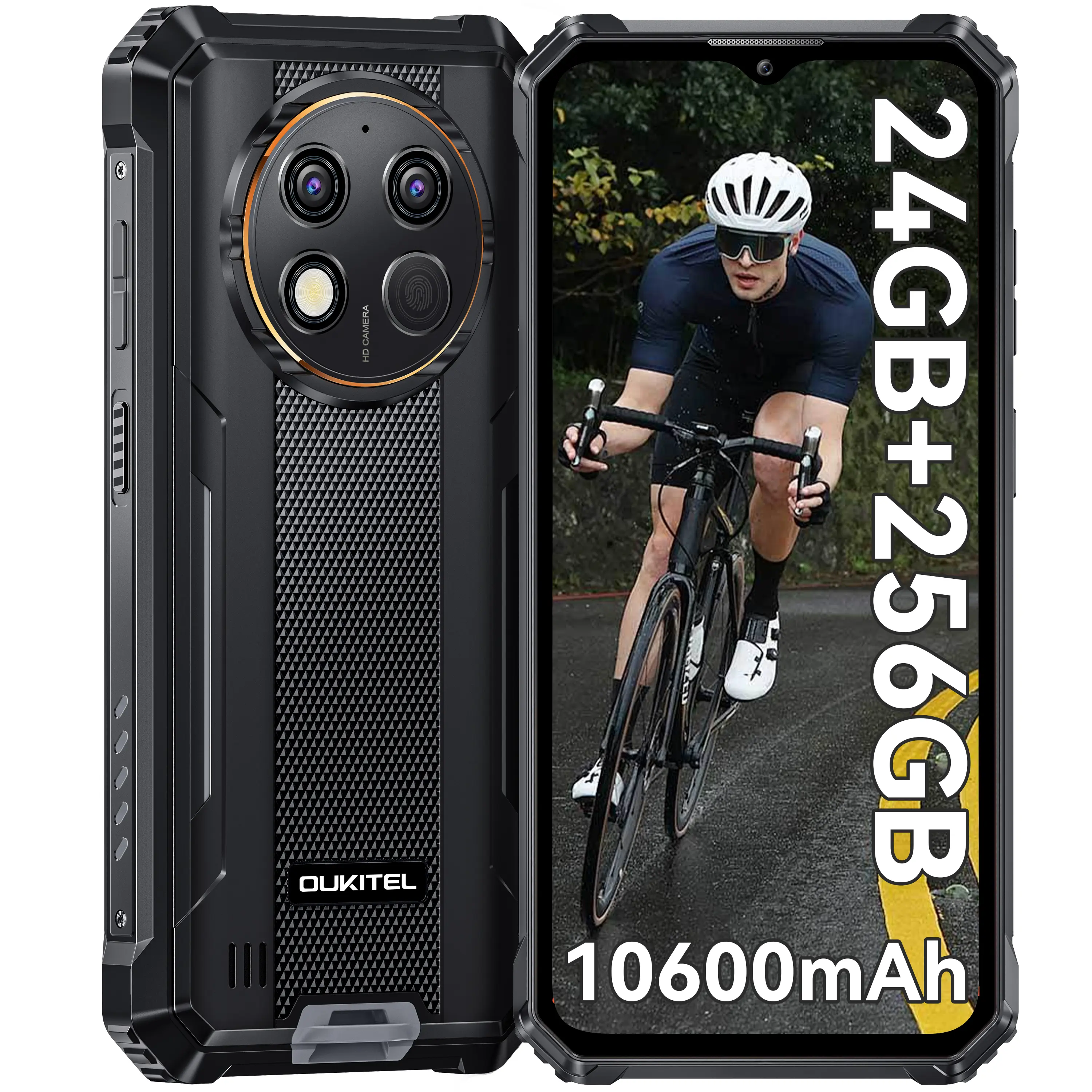 OUKITEL G1 Rugged Smartphone Unlocked, 24GB RAM + 256GB ROM (1TB