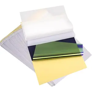 Tattoo Transfer Paper - 50 PCS Tattoo Stencil Paper, 4 Layers 8.3" x 11.7" A4 Size Tattoo Thermal Stencil Paper for Tattoo Transfer Kit Tattoo Supplies