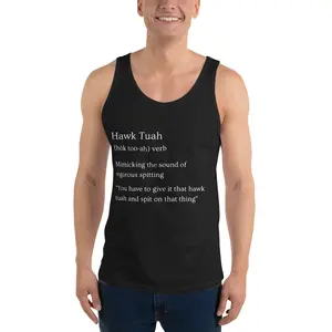 Hawk Tuah Definition Unisex Tank Top