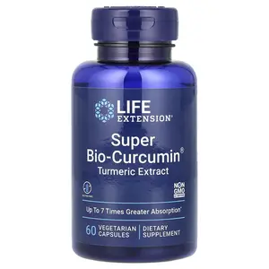 Life Extension Super Bio-Curcumin, Turmeric Extract, 60 Vegetarian Capsules